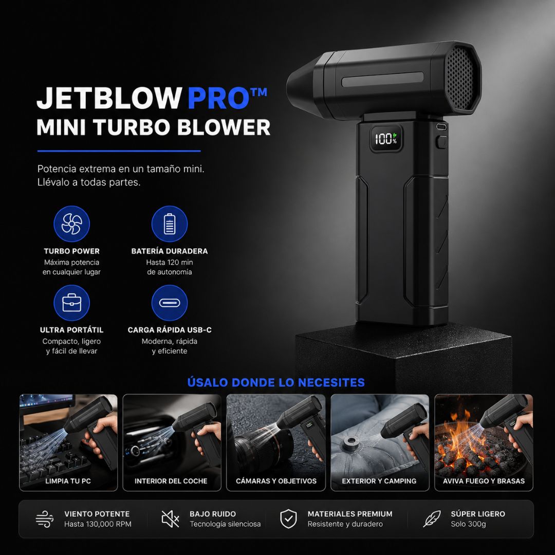 JetBlow Pro™ – Mini Turbo Blower
